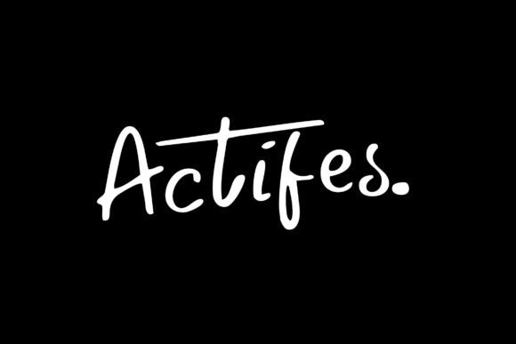 Actifes: A Script Font That Elevates Your Campaign Messaging