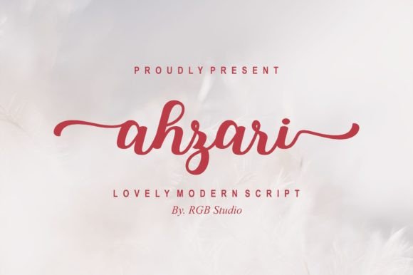 Ahzari: A Script Font with Personality and Purpose