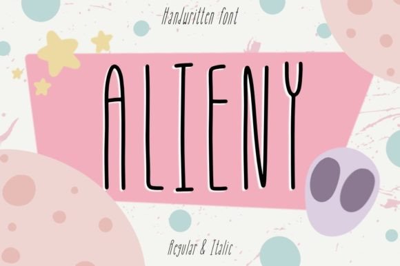 Alieny Font: A Delightful Display Typeface for Digital Design