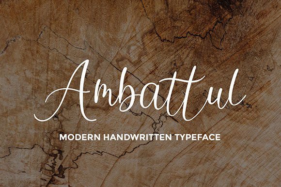 Ambattul: A Versatile Script Font for Crafters and Product Makers
