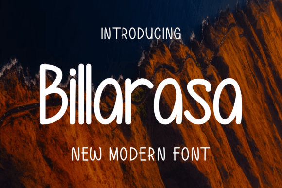Billarasa Font: A Handwritten Typeface for Editorial Elegance