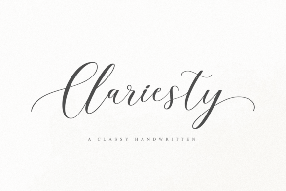 Clariesty: A Handwritten Typeface for Modern Web Design