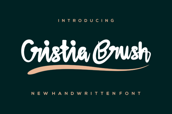 Cristiabrush: A Modern Script Font for Memorable Branding