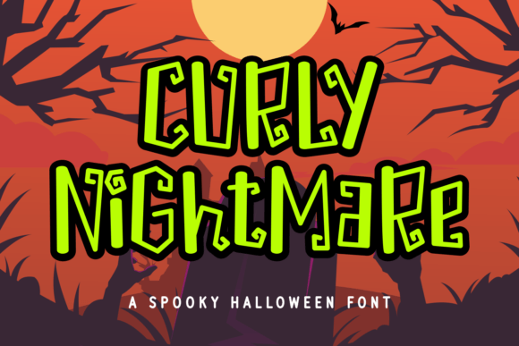 Curly Nightmare Font for Creative Branding