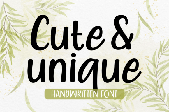 Cute and Unique: A Handwritten Font That Feels Just Right