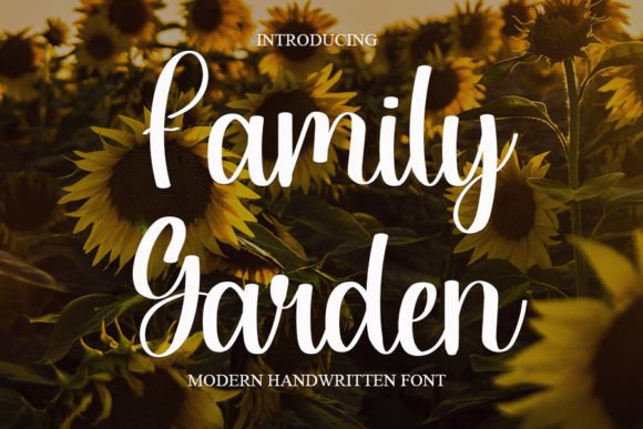 Family Garden: A Handwritten Font for Professional Branding