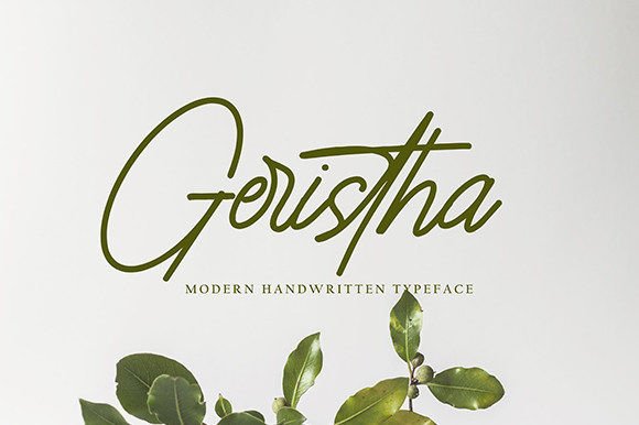 Geristha: A Script Font That Elevates Editorial Design