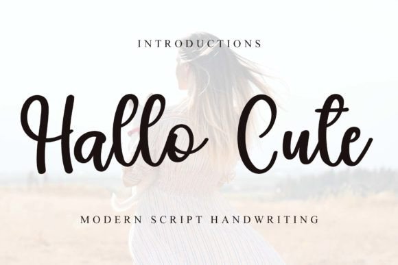 Hallo Cute: A Handwritten Font That Brings Craft Projects to Life