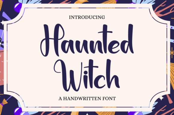 Haunted Witch: A Handwritten Typeface for Digital Branding