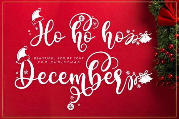 Ho Ho Ho December: A Festive Script Font for Web Design