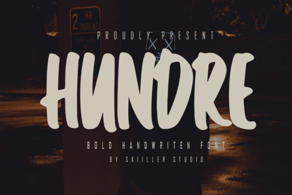 Hundre: A Handwritten Font for Editorial Elegance