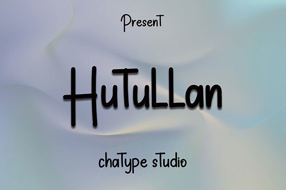 Hutullan: A Versatile Handwritten Font for Creative Branding