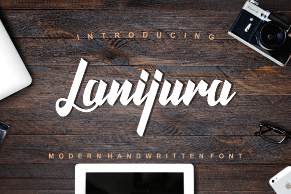 Lanijura: A Handwritten Font That Brings Crafted Projects to Life