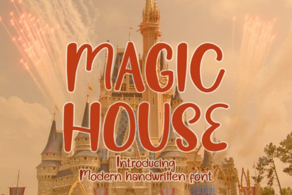 Magic House Font: A Handwritten Typeface with Editorial Elegance