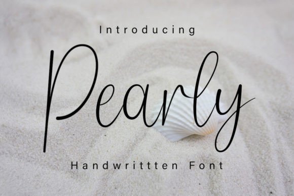 Pearly Font: Elevate Your Brand Identity with Modern Script Typography