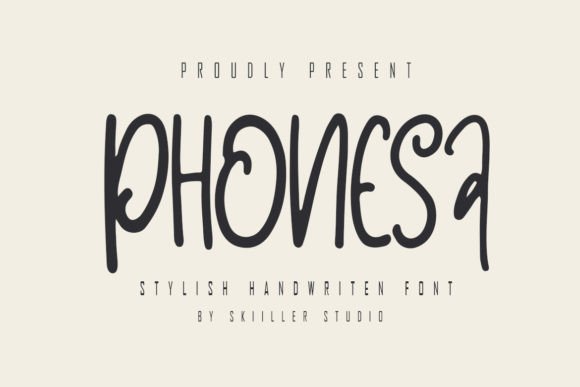 Phonesa Font: A Playful Typeface for Digital Designers