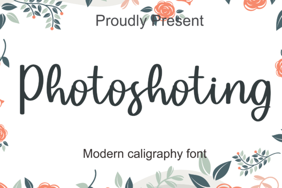 Photoshoting: A Chubby Handwritten Font for Creative Makers