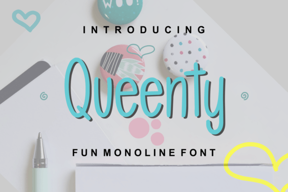 Queenty: A Handwritten Font That Elevates Your Campaign Visuals