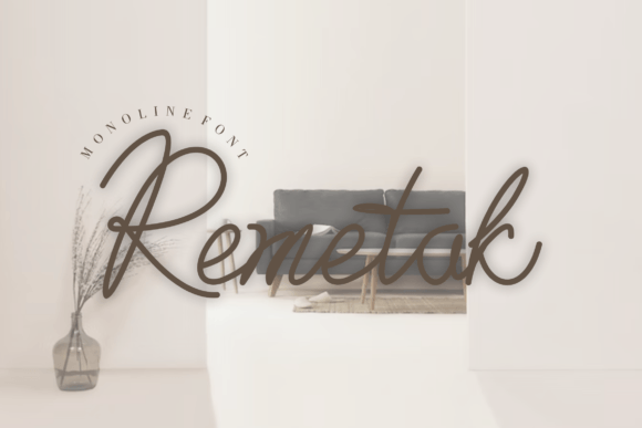 Remetak Font: A Modern Script for Stronger Brand Communication