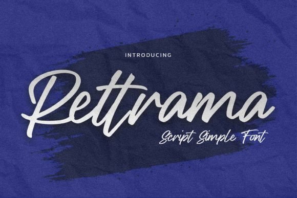 Rettrama: A Script Font That Elevates Your Brand