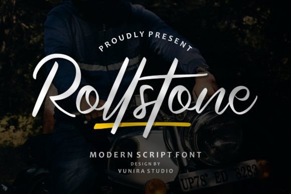 Rollstone Font: A Bold, Handwritten Typeface for Strong Branding