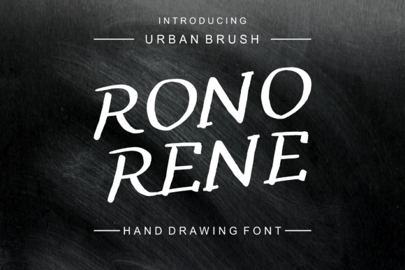 Rono Rene Font: A Marketer’s Go-To for Urban-Style Campaigns