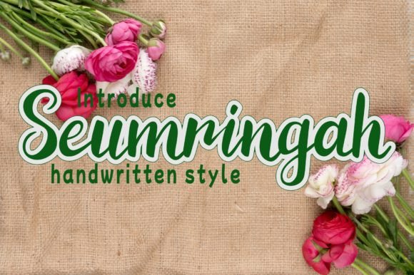 Seumringah: A Handwritten Font That Elevates Your Brand