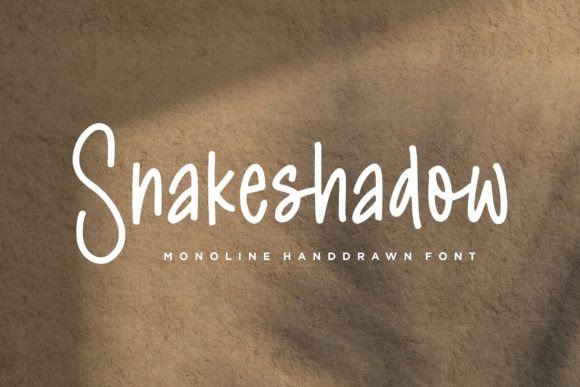 Snakeshadow Font Review: A Contemporary Handwritten Typeface for Creative Projects
