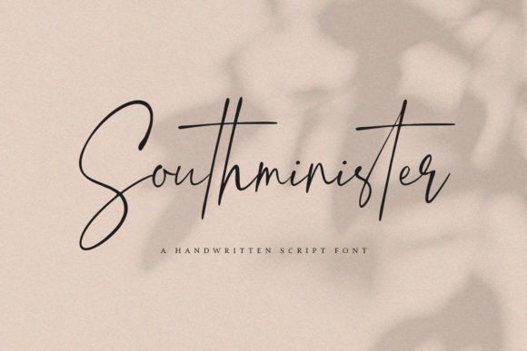 Southminister: A Handwritten Font That Brings Craft Projects to Life