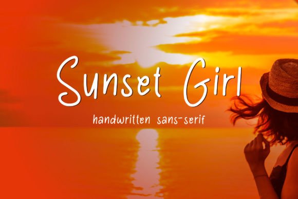 Sunset Girl Font: A Modern Handwritten Typeface for Creative Makers