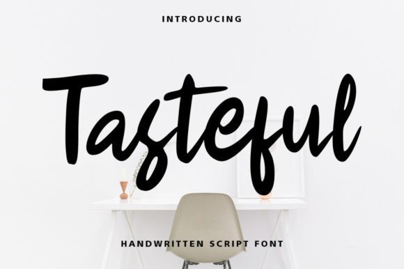 Tasteful: A Handwritten Typeface for Dazzling Web Design