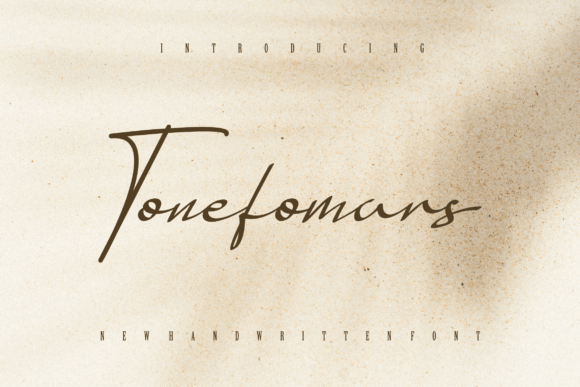 Tonefomars: A Stylish Script Font for Modern Branding